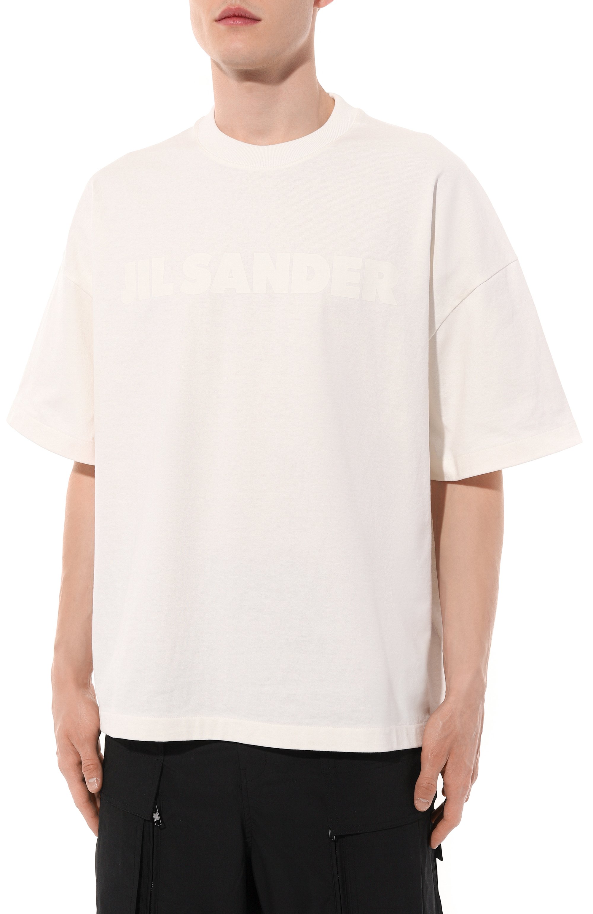 Хлопковая футболка JIL SANDER, арт. J21GC0001/J20243, фото 3