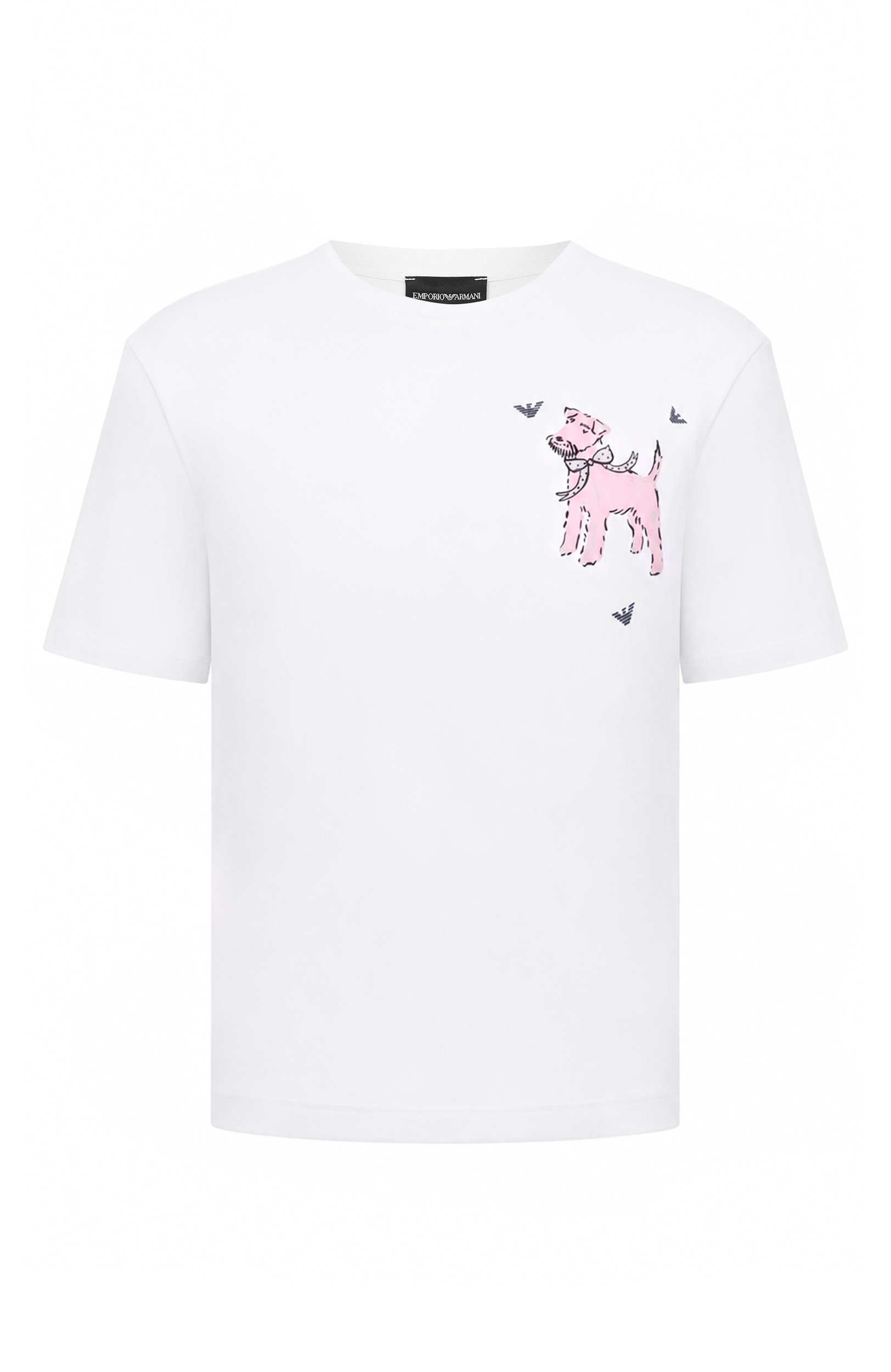 Хлопковая футболка EMPORIO ARMANI, арт. EW005338/AF25885, фото 1