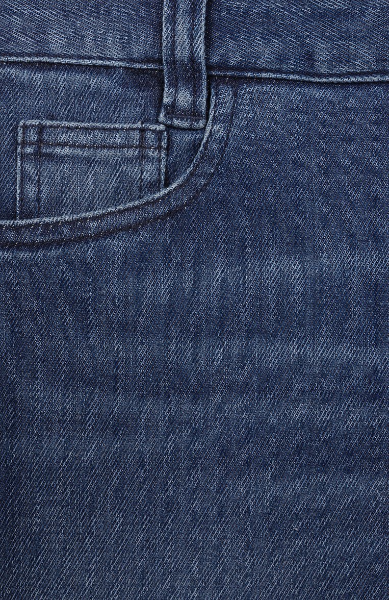 Детские джинсы GIVENCHY синего цвета, арт. H30691 | Фото 3 (Материал внешний: Хлопок; Нос: Не проставлено; Материал подклада: Хлопок; Детали: Потертости; Ростовка одежда: 5 лет | 110 см, 12 лет | 152 см, 13 - 15 лет | 158 см, 9 лет | 134 см, 7 лет | 122 см)