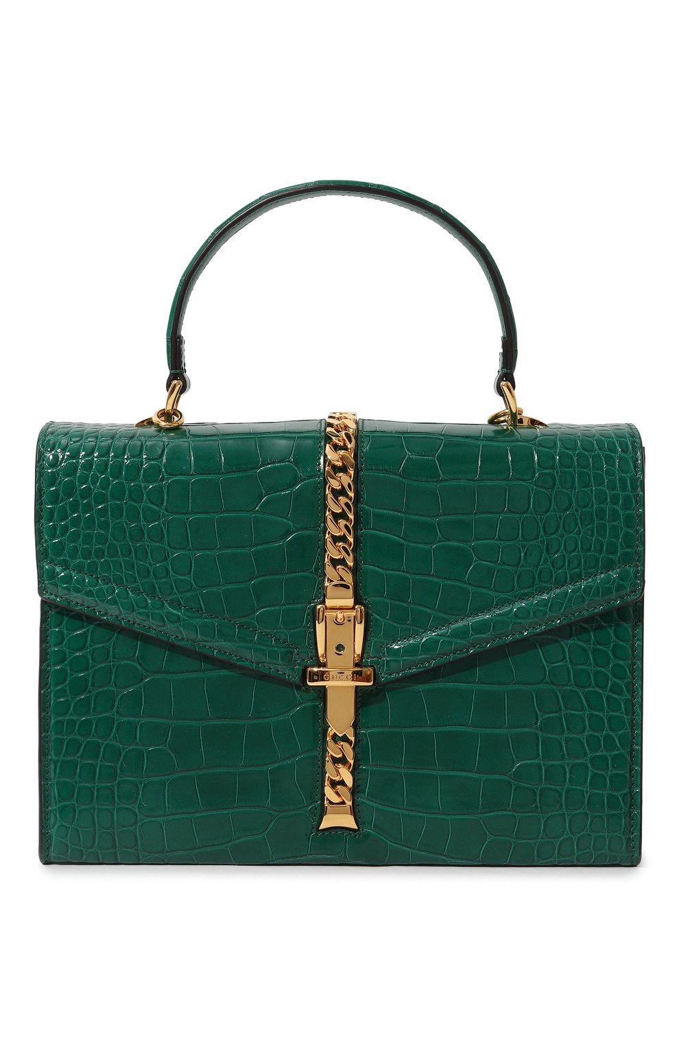 Сумка sylvie 1969 из кожи аллигатора GUCCI, арт. 602781 EV40G, фото 1