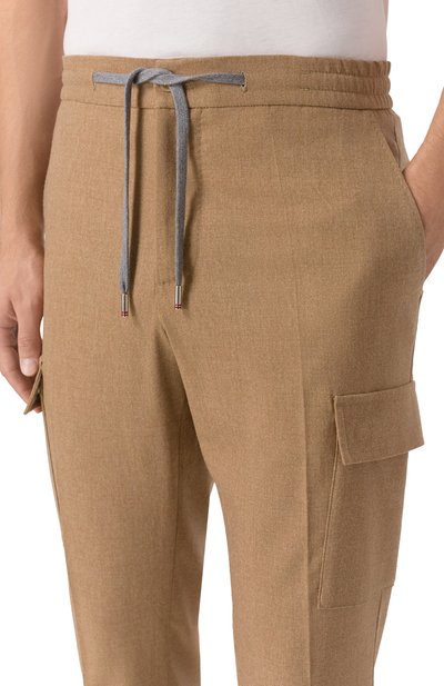 Брюки-карго из шерсти и кашемира MARCO PESCAROLO, арт. T0R/5229, фото 5