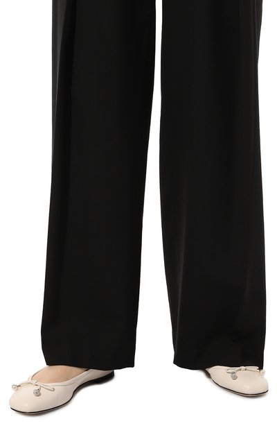 Кожаные балетки elme JIMMY CHOO, арт. ELME FLAT/NAP, фото 3
