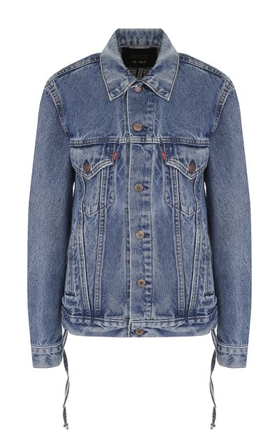 Джинсовая куртка свободного кроя с потертостями ICONS OF CALIFORNIA, арт. LVDTMEI_PS, фото 1