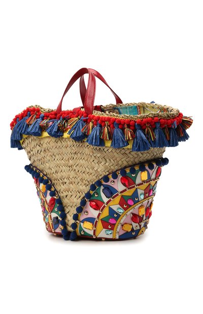 Сумка-тоут kendra DOLCE & GABBANA разноцветного цвета по цене 454500 руб., арт. BB5888/AJ735, фото 3 Сумка-тоут kendra DOLCE & GABBANA, арт. BB5888/AJ735, фото 3