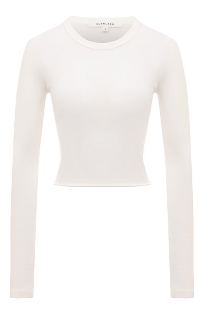 Хлопковый лонгслив SLVRLAKE, арт. TLBY100PNATW/L0NG SLEEVE BABY TEE, фото 1