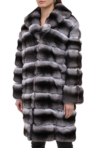 Шуба из меха шиншиллы VALENTINO, арт. UF3FAA8821F, фото 3