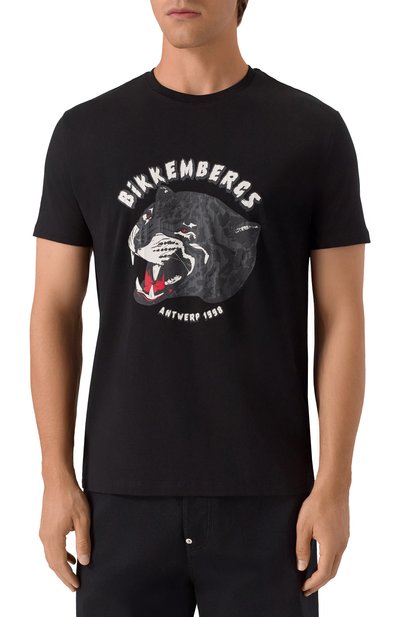 Хлопковая футболка DIRK BIKKEMBERGS, арт. BMT1210, фото 3