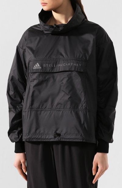 Анорак ADIDAS BY STELLA MCCARTNEY черного цвета по цене 12600 руб., арт. FS9772, фото 3 Анорак ADIDAS BY STELLA MCCARTNEY, арт. FS9772, фото 3