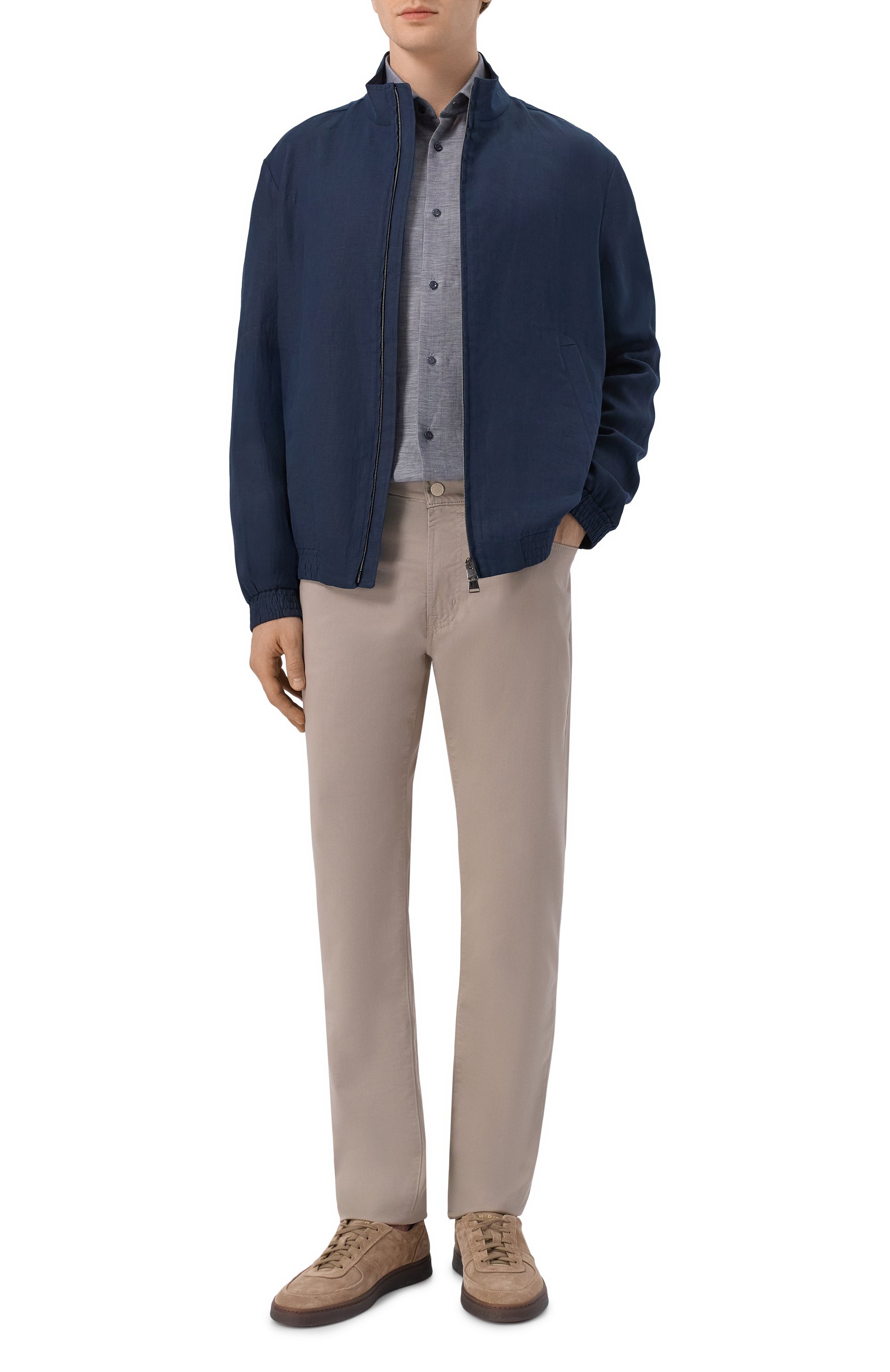 Рубашка изо льна и лиоцелла BOSS, арт. 50562110, фото 2