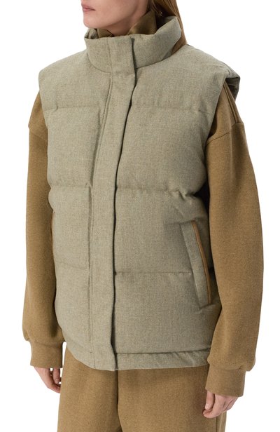 Пуховый жилет из шерсти и кашемира 12 STOREEZ, арт. 138493, фото 3