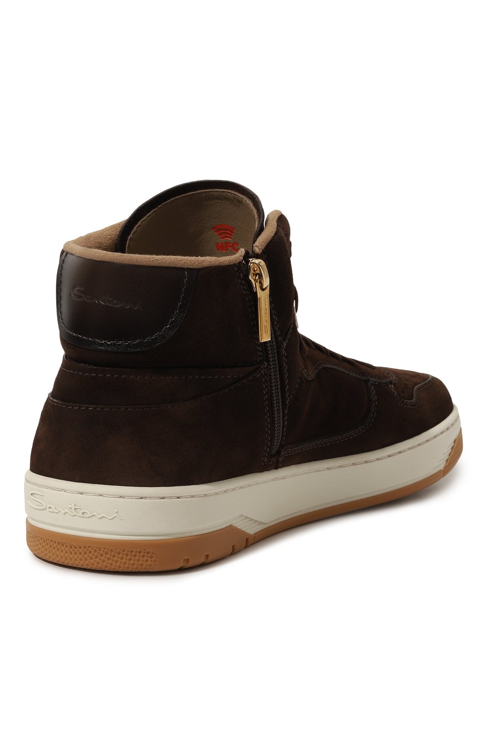 Замшевые кеды sneak-air SANTONI, арт. MBSG21872BAMKSHZ, фото 5