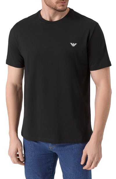 Хлопковая футболка EMPORIO ARMANI, арт. EM000574/AF12335, фото 3