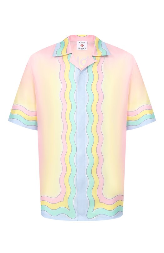 Шелковая рубашка Casablanca M-SP26-SH-003-03 Разноцветный M-SP26-SH-003-03