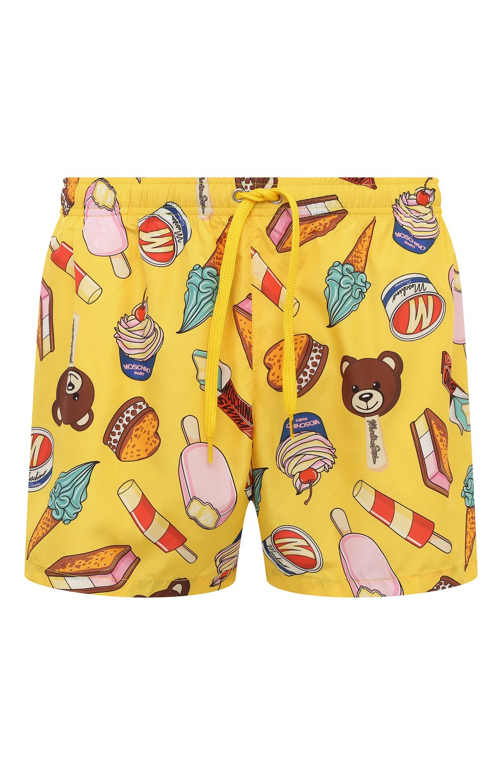 Плавки-шорты MOSCHINO желтого цвета по цене 11050 руб., арт. A4237/9303, фото 1 Плавки-шорты MOSCHINO, арт. A4237/9303, фото 1