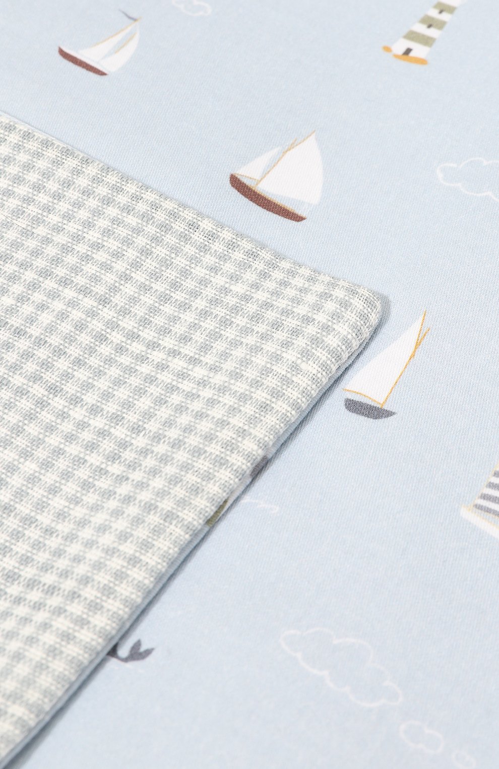 Комплект постельного белья LITTLE YOU голубого цвета по цене 16900 руб., арт. 7LY22bl0111-161, фото 6 Комплект постельного белья LITTLE YOU, арт. 7LY22bl0111-161, фото 6