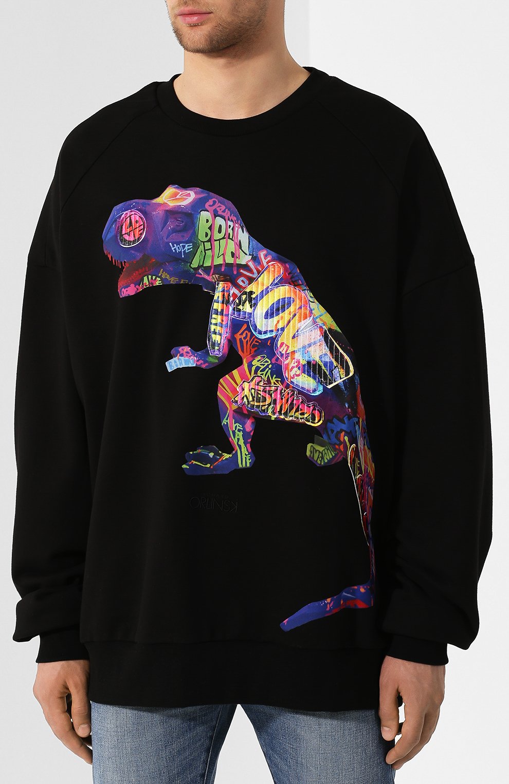 Хлопковый свитшот JUUN.J черного цвета по цене 25500 руб., арт. JC9341P265, фото 3 Хлопковый свитшот JUUN.J, арт. JC9341P265, фото 3