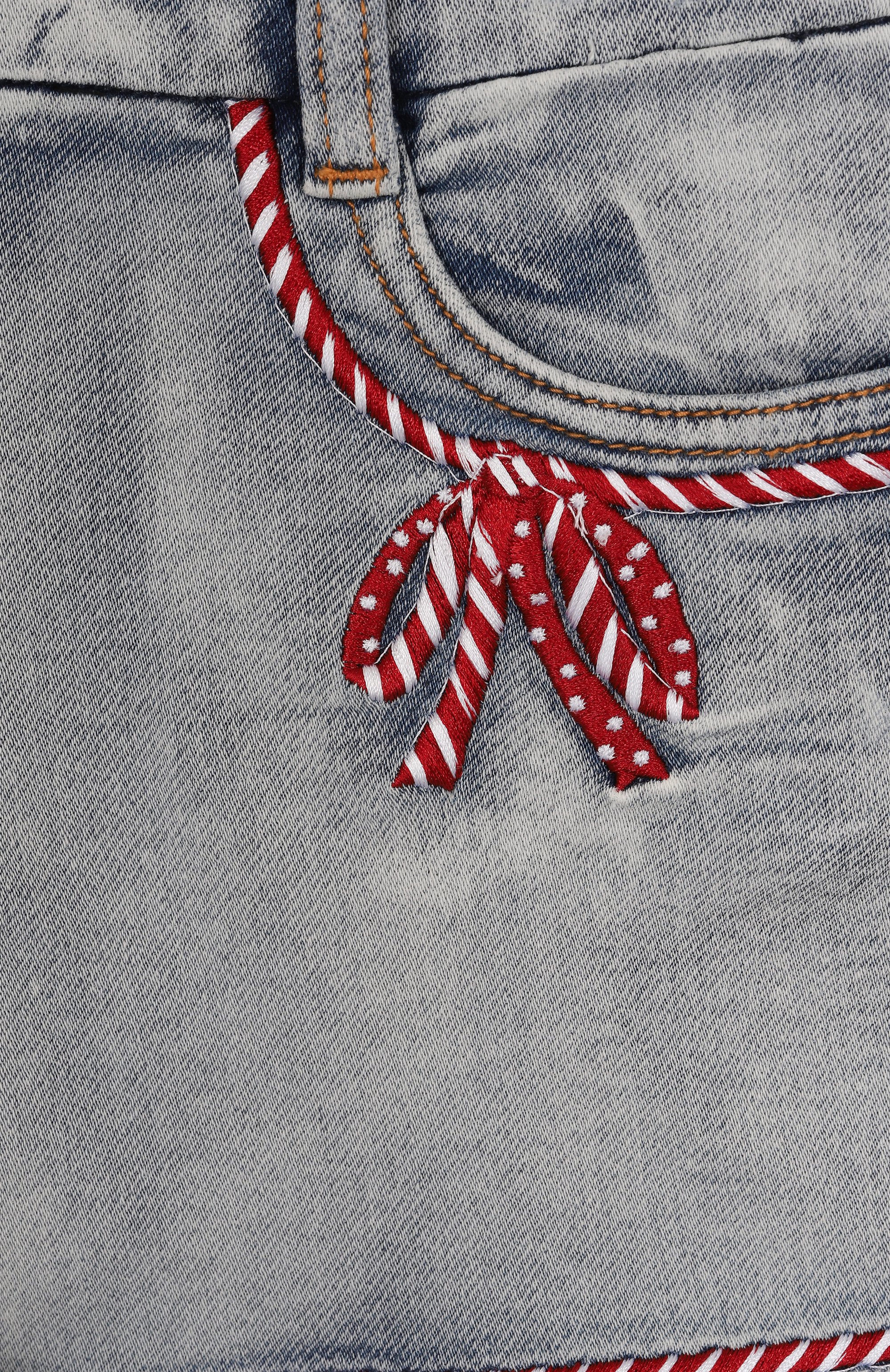 Джинсовые шорты MONNALISA, арт. 19E420NP, фото 3