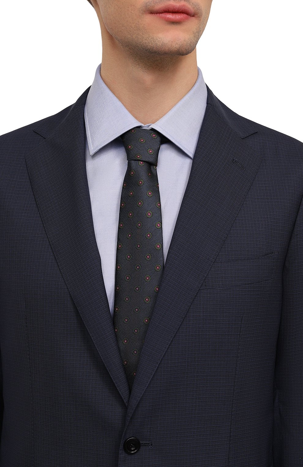 Шелковый галстук CANALI, арт. 18/HJ04075, фото 2