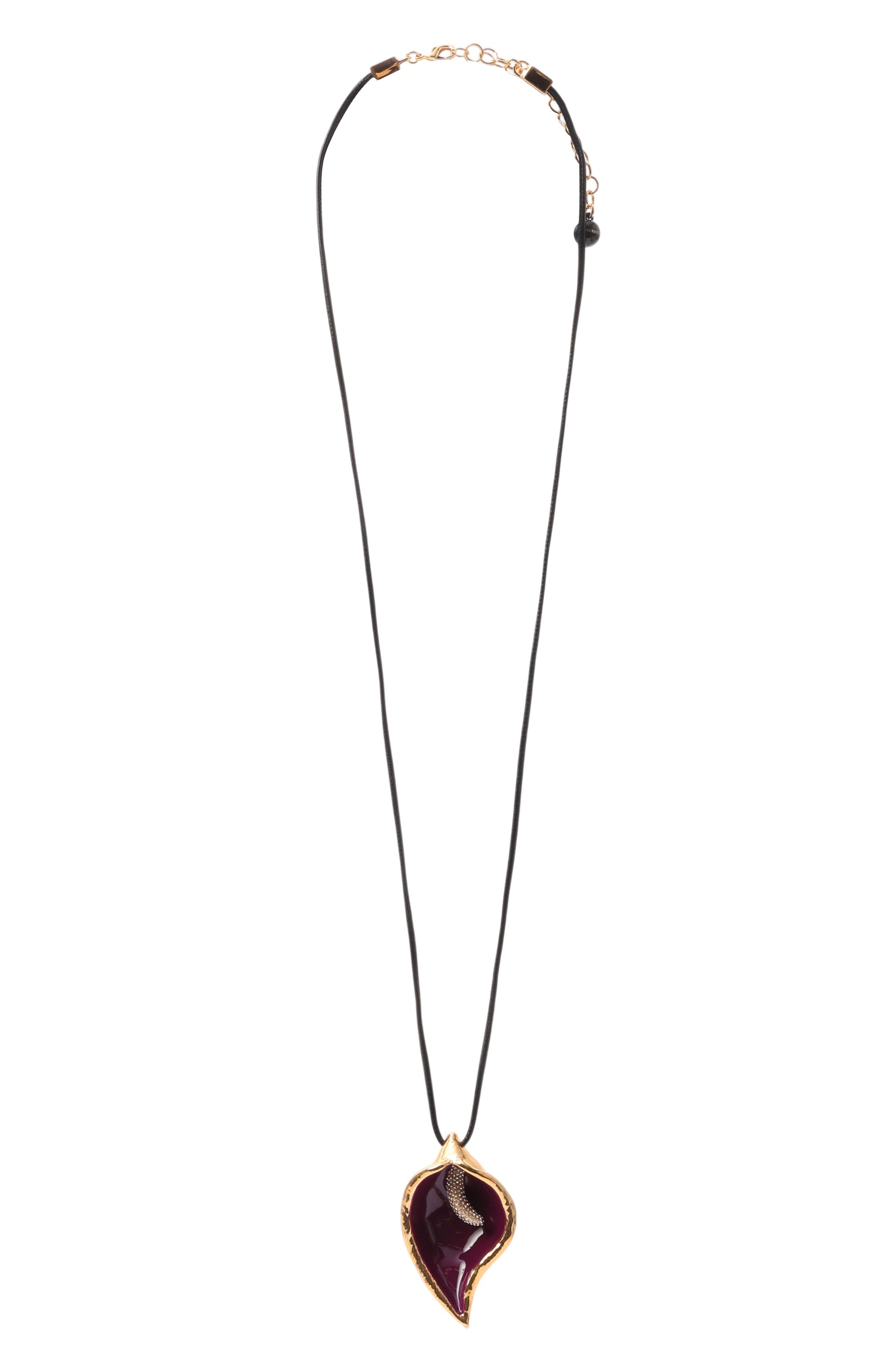 Кулон NINA RICCI фиолетового цвета по цене 78650 руб., арт. 26PBB0205/MET027, фото 1 Кулон NINA RICCI, арт. 26PBB0205/MET027, фото 1