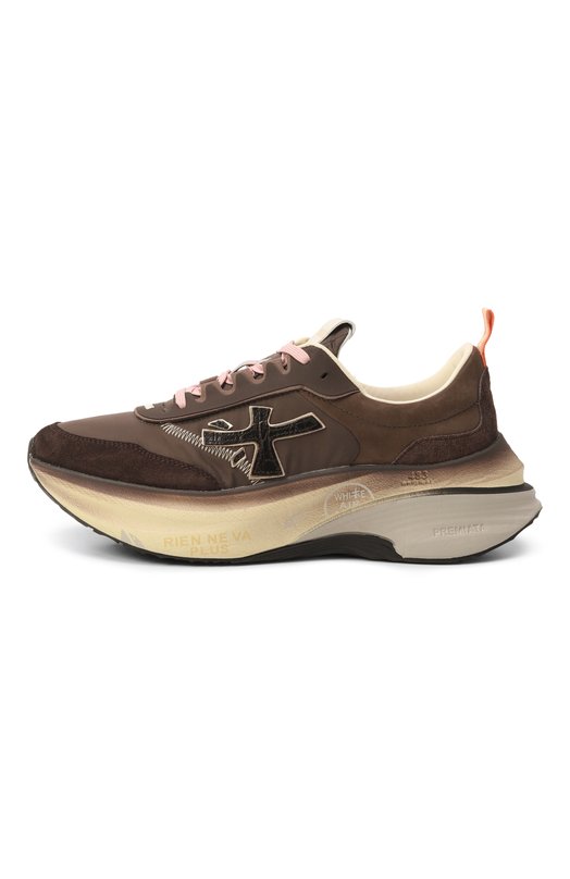 Комбинированные кроссовки Hill Premiata HILL/VAR 7896 Коричневый  HILL/VAR 7896 Фото 4
