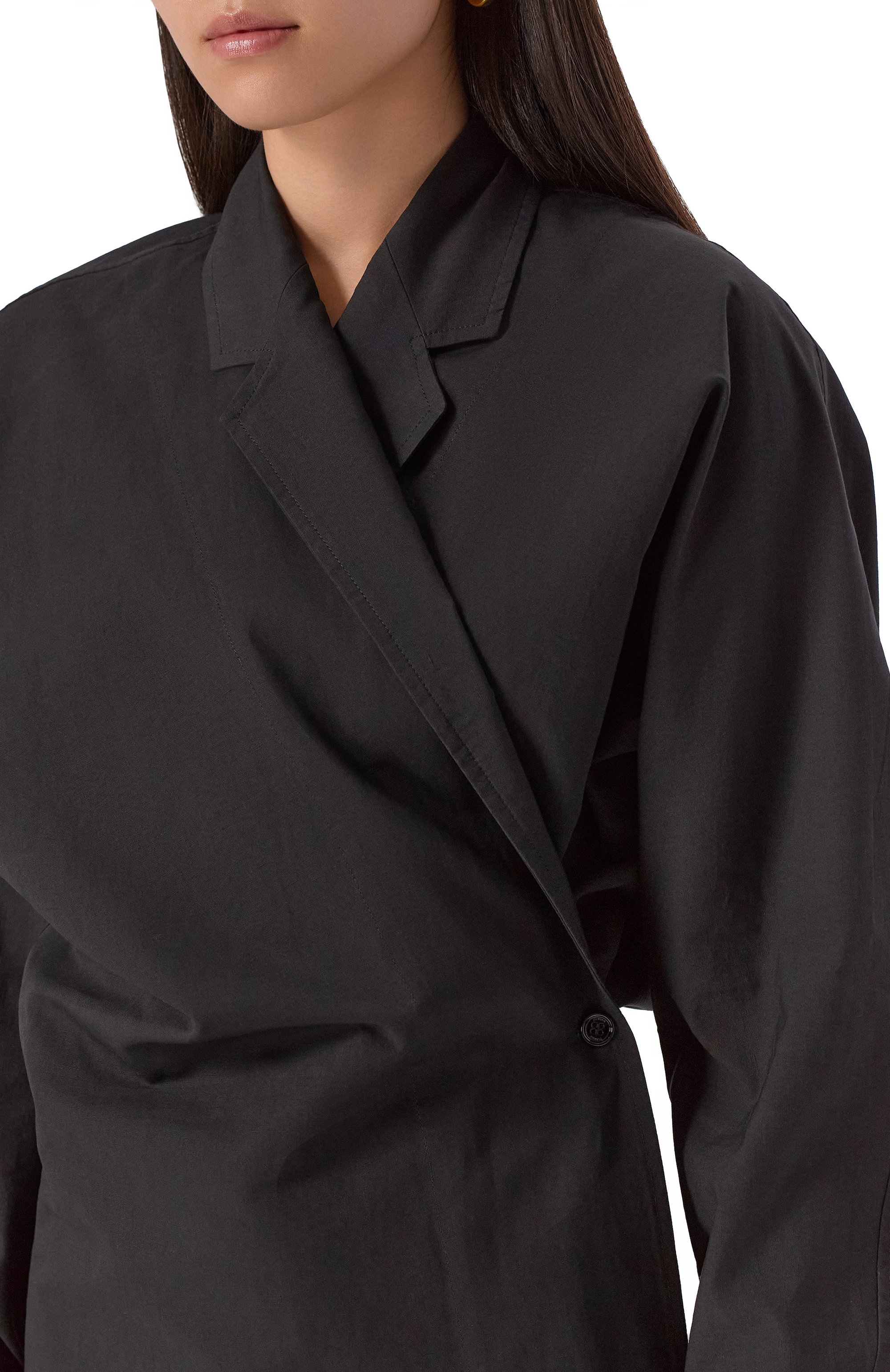 Рубашка из хлопка и льна TOTEME, арт. 253-WRT0543-FB0425, фото 5