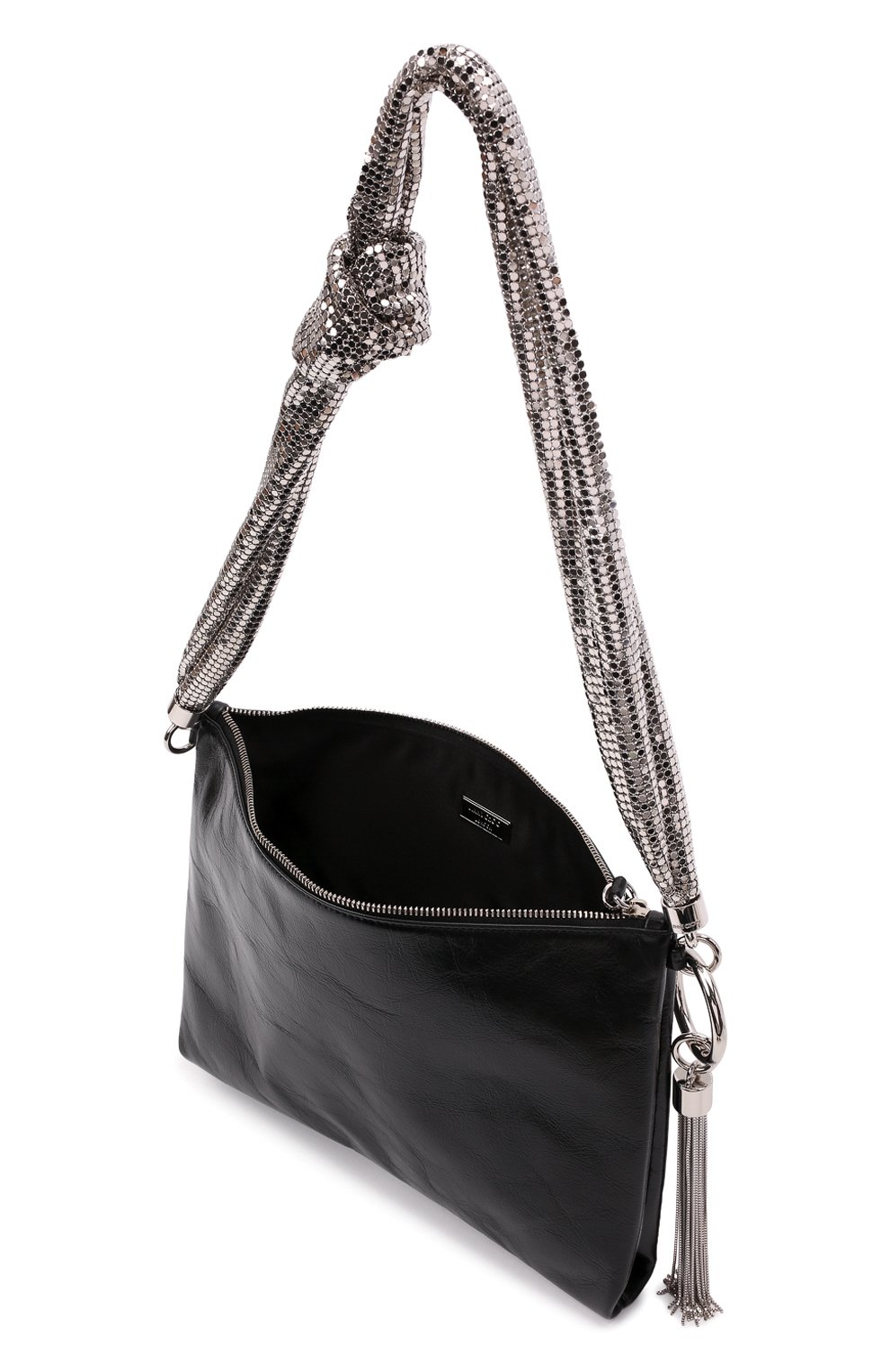 Сумка callie JIMMY CHOO черного цвета по цене 266500 руб., арт. CALLIE SH0ULDER/JFD, фото 5 Сумка callie JIMMY CHOO, арт. CALLIE SH0ULDER/JFD, фото 5