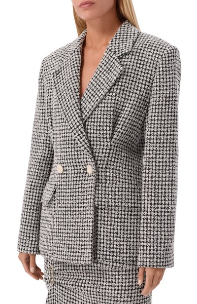 Твидовый жакет LANVIN серого цвета по цене 344000 руб., арт. RW-JA0117-6386-A26, фото 3 Твидовый жакет LANVIN, арт. RW-JA0117-6386-A26, фото 3