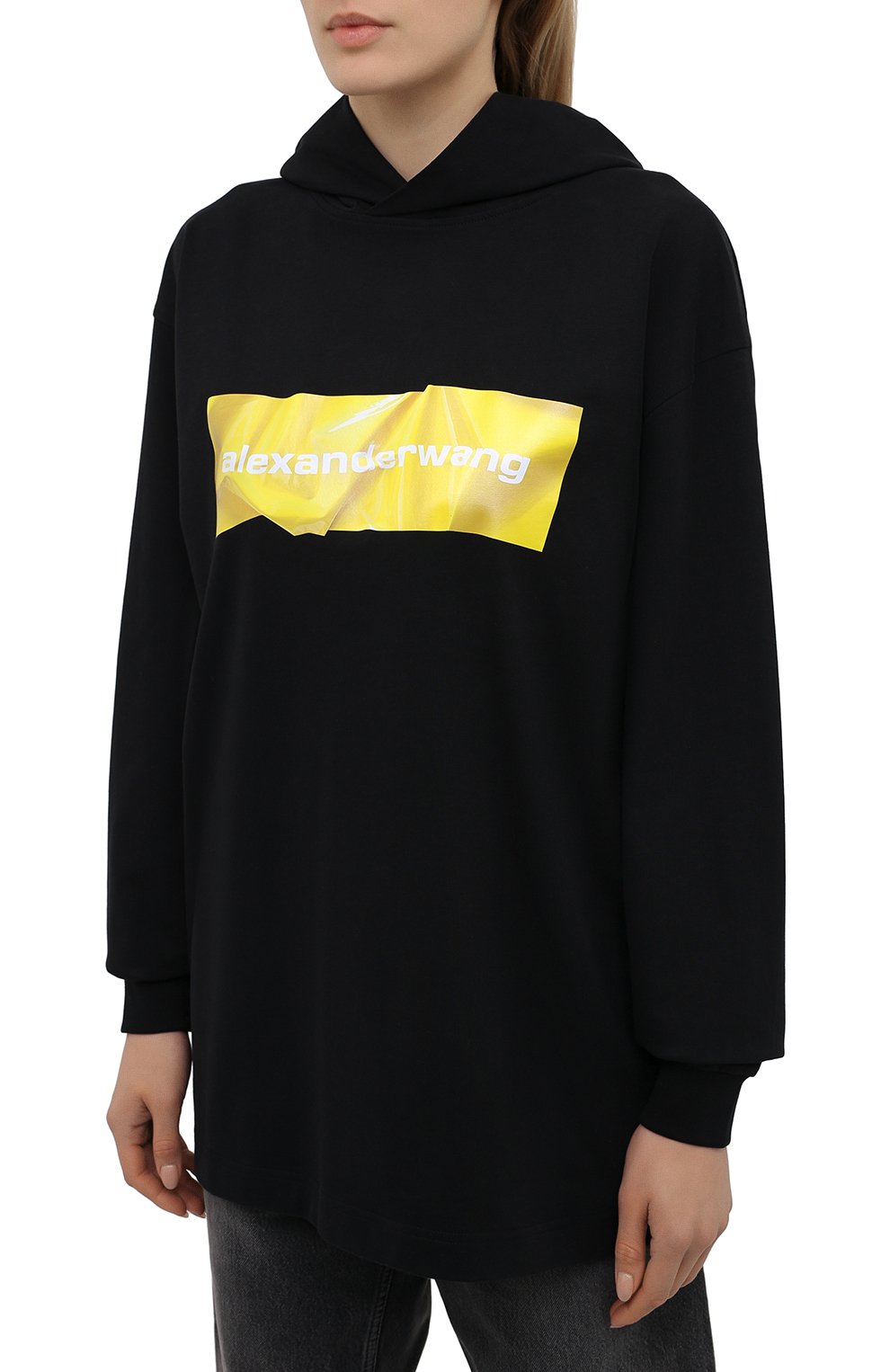 Хлопковое худи ALEXANDER WANG, арт. UCC2211001, фото 3