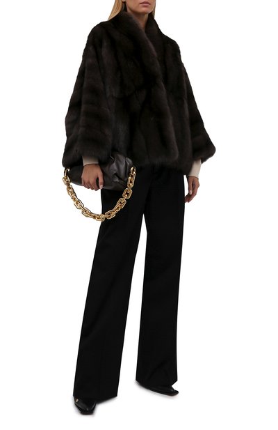 Шуба из меха соболя SIMONETTA RAVIZZA, арт. F01JA58Z1A/015, фото 2