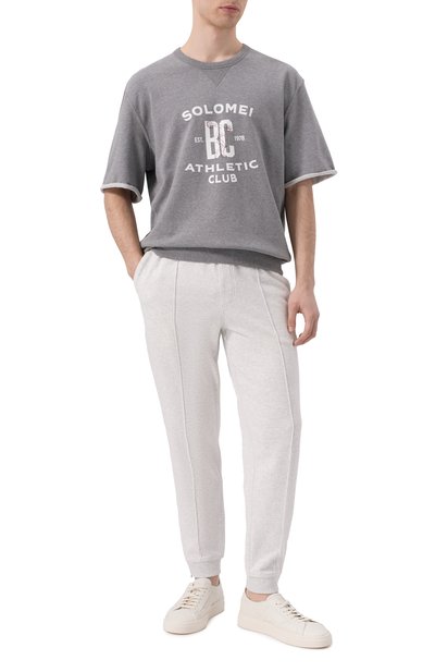 Хлопковый свитшот BRUNELLO CUCINELLI, арт. MN05N3378G, фото 2