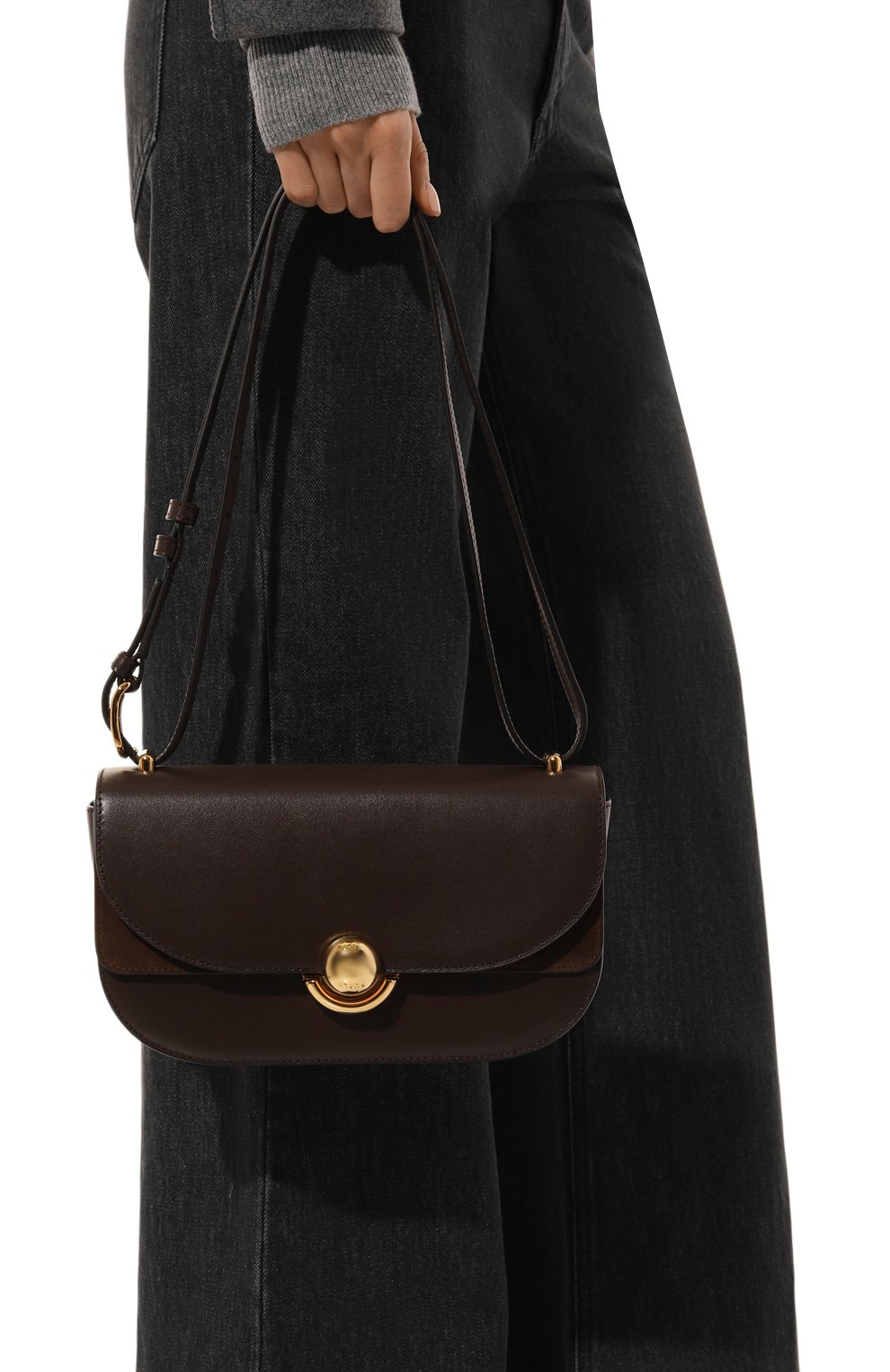 Сумка furla sfera small FURLA коричневого цвета по цене 53500 руб., арт. WB01490, фото 2 Сумка furla sfera small FURLA, арт. WB01490, фото 2