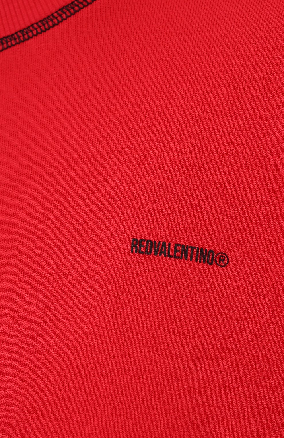 Хлопковый свитшот REDVALENTINO красного цвета по цене 28800 руб., арт. WR3MF07R/61W, фото 5 Хлопковый свитшот REDVALENTINO, арт. WR3MF07R/61W, фото 5