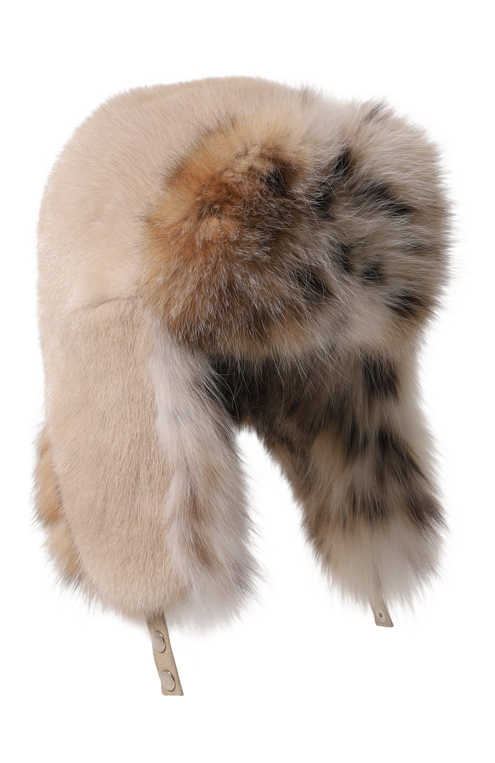 Шапка-ушанка из меха норки и рыси VICTORIA KUSENKOVA, арт. 329606052243, фото 1