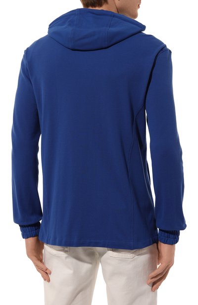 Хлопковая толстовка KITON синего цвета по цене 87550 руб., арт. UMC010H08801, фото 4 Хлопковая толстовка KITON, арт. UMC010H08801, фото 4