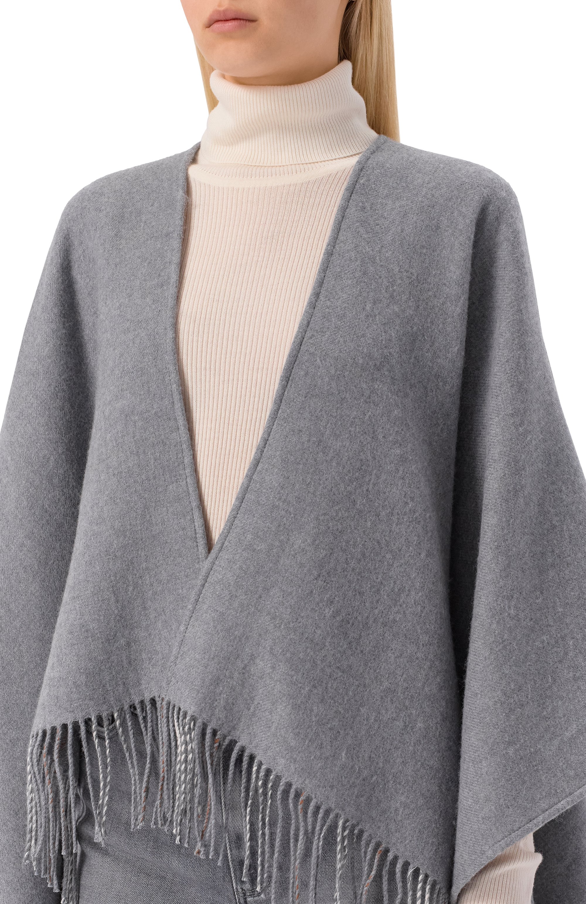 Двусторонняя накидка BURBERRY, арт. 8071675, фото 5