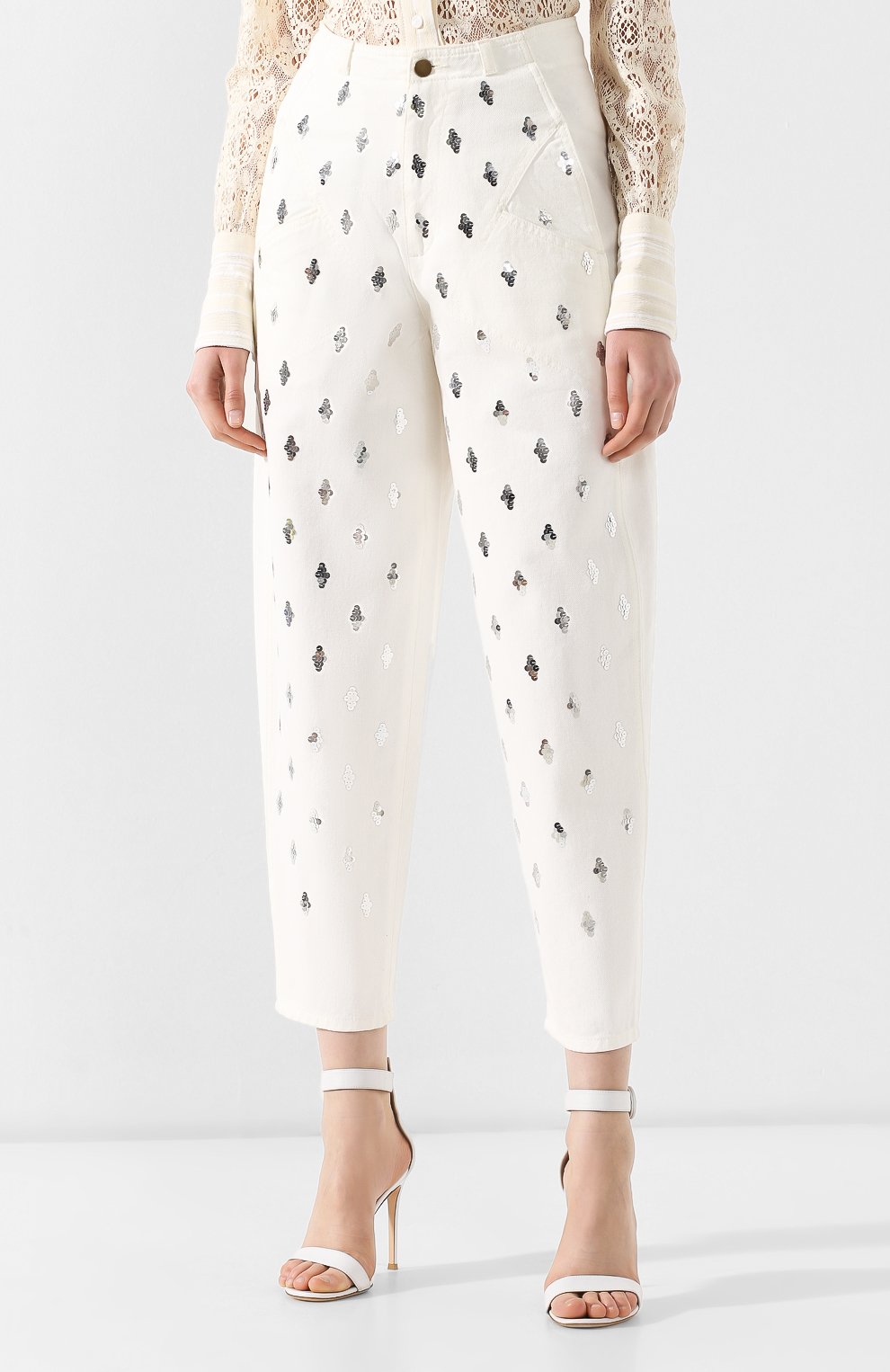 Джинсы с пайетками PHILOSOPHY DI LORENZO SERAFINI, арт. A0341/2194, фото 3