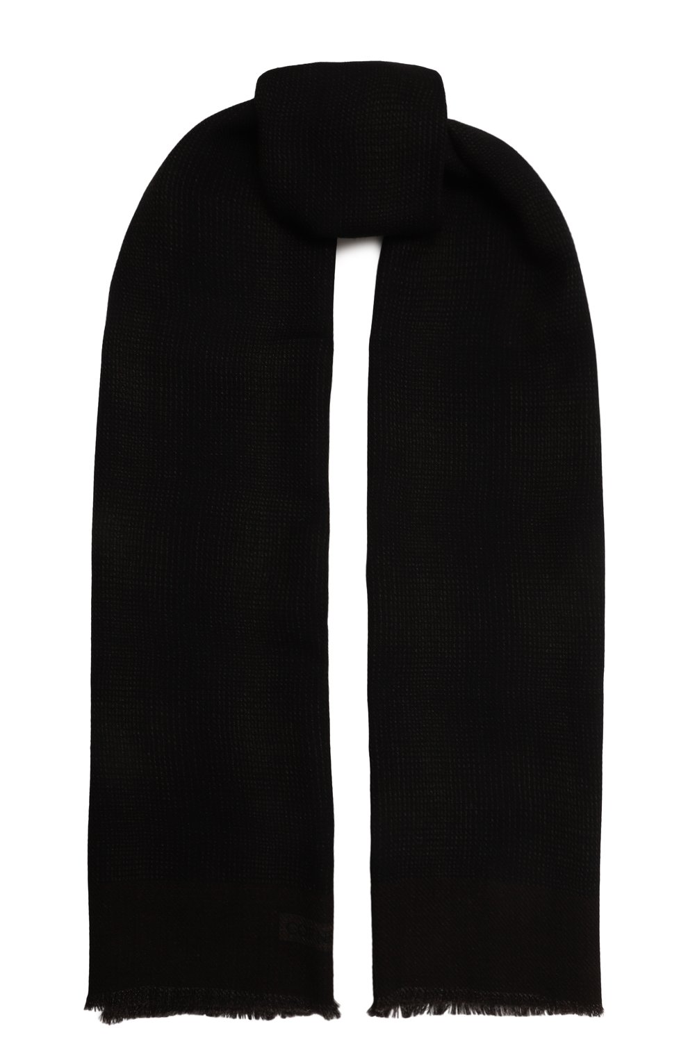 Шерстяной шарф CORNELIANI темно-синего цвета по цене 23800 руб., арт. 94B346-9429031, фото 1 Шерстяной шарф CORNELIANI, арт. 94B346-9429031, фото 1