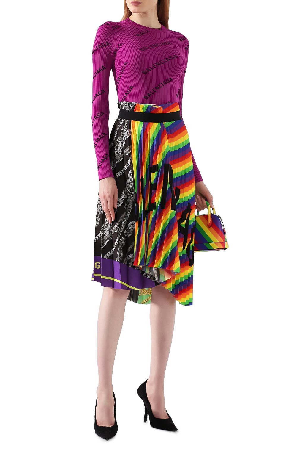 Пуловер с логотипом бренда BALENCIAGA, арт. 570844/T6140, фото 2