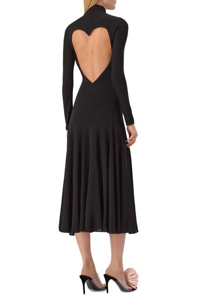 Платье из вискозы ALAIA, арт. AA9R2789J070B, фото 4