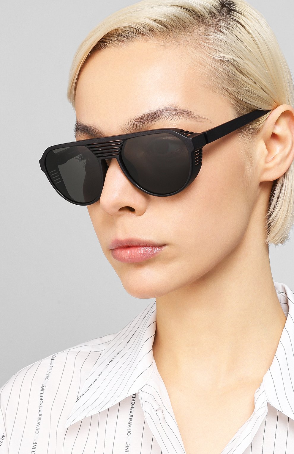 Солнцезащитные очки MYKITA, арт. PEAK/PITCH BLACK/DARKGREY S0LID, фото 2