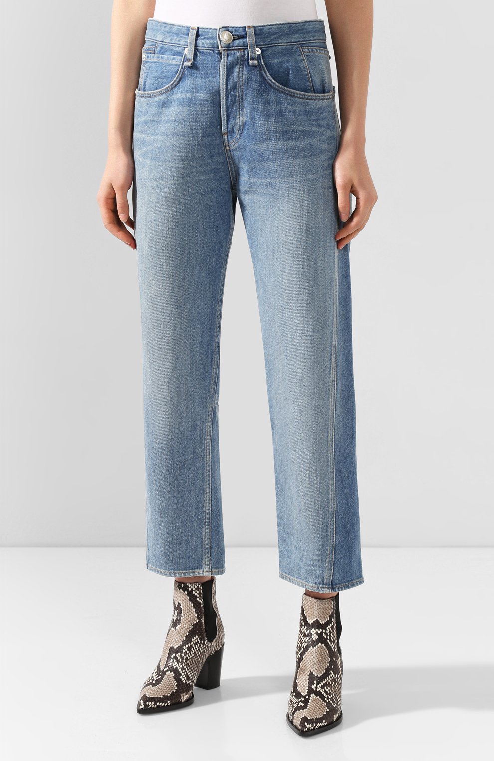 Джинсы RAG AND BONE синего цвета по цене 38050 руб., арт. WDD19F2660I9CS, фото 3 Джинсы RAG AND BONE, арт. WDD19F2660I9CS, фото 3