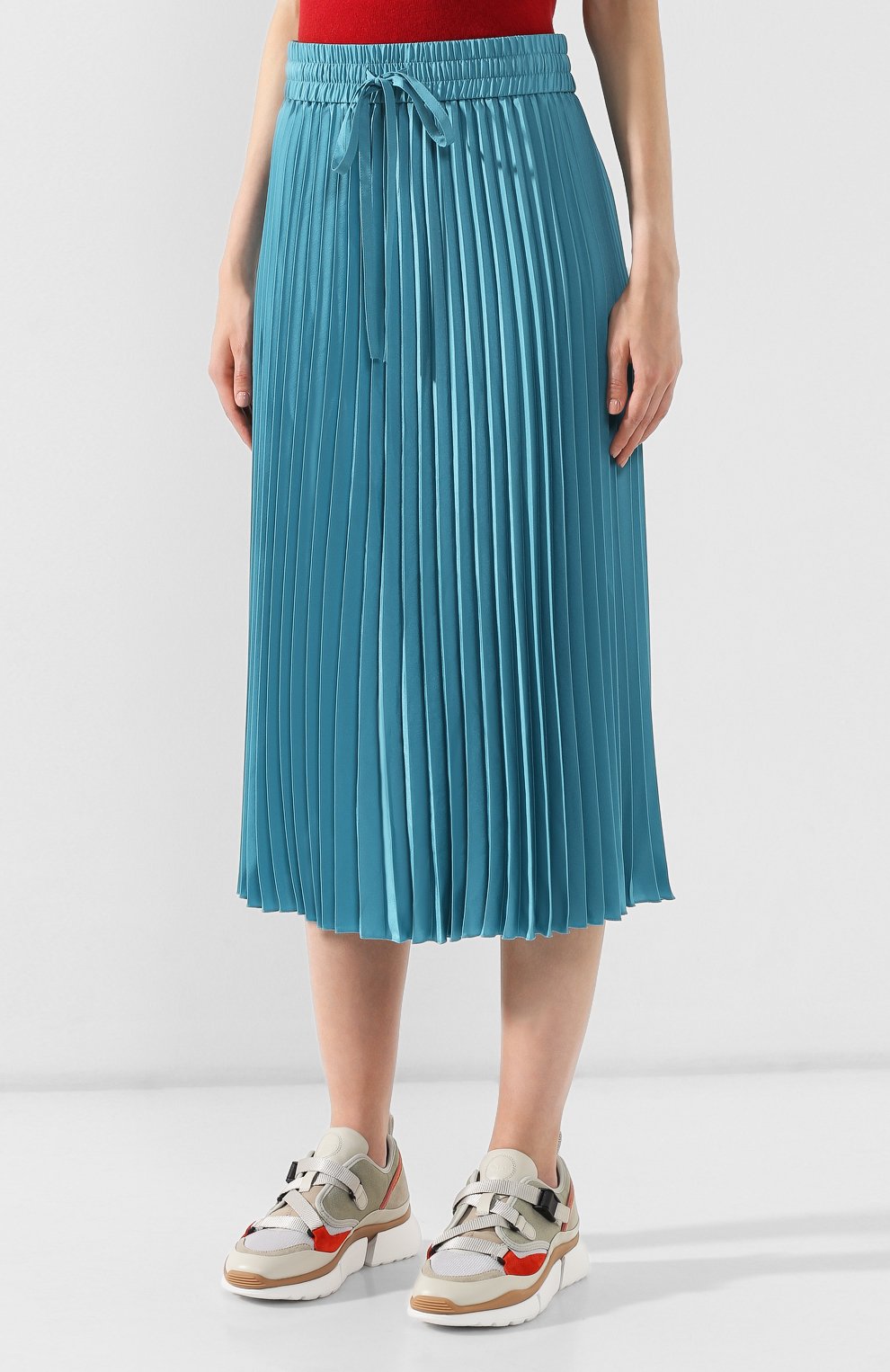 Плиссированная юбка REDVALENTINO, арт. SR0RAB85/15S, фото 3
