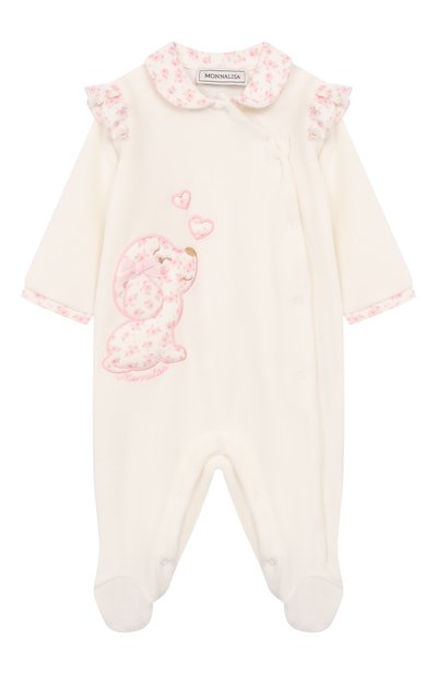 Хлопковый комбинезон MONNALISA, арт. 35F200NP