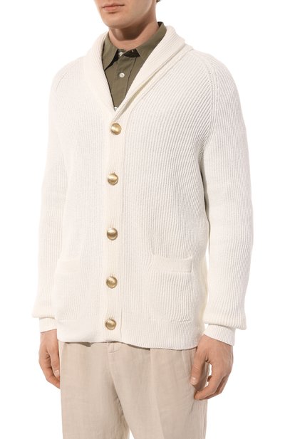 Хлопковый кардиган BRUNELLO CUCINELLI, арт. M2W706006, фото 3