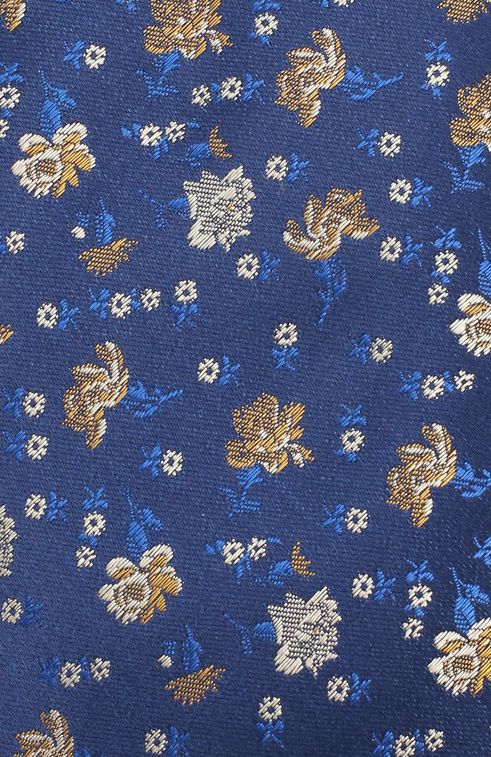 Шелковый галстук CANALI темно-синего цвета по цене 10600 руб., арт. 18/HJ02054, фото 3 Шелковый галстук CANALI, арт. 18/HJ02054, фото 3