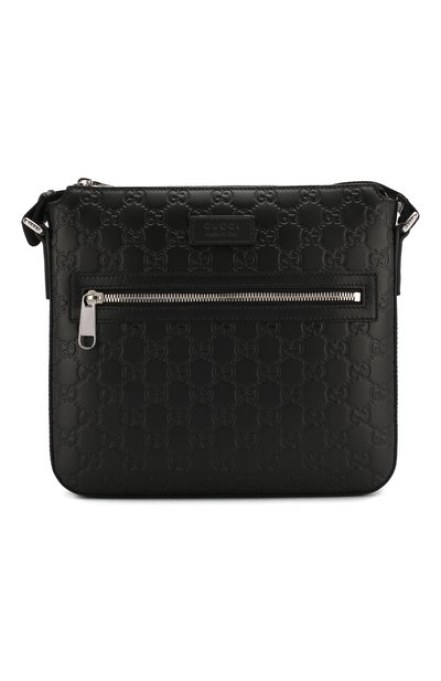 Кожаная сумка signature GUCCI, арт. 406410/CWCBN, фото 1