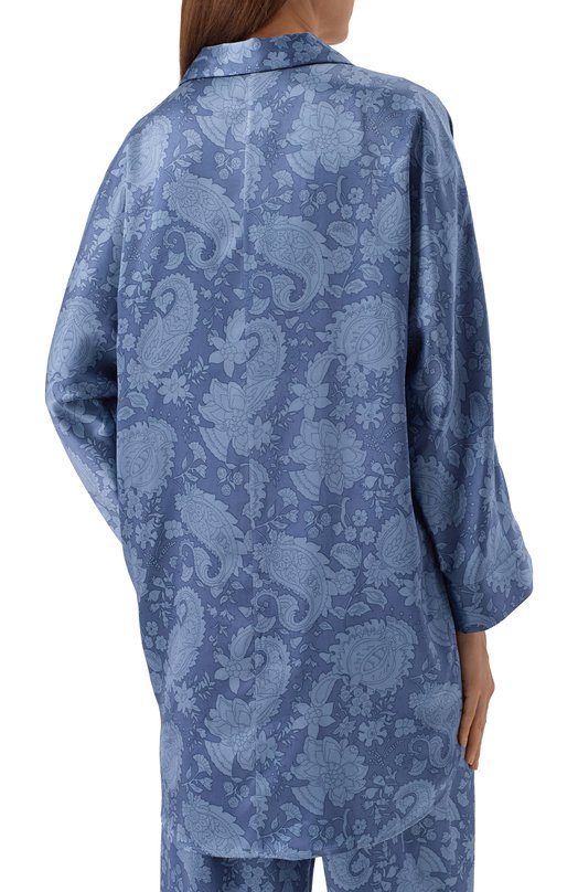 Шелковая блузка Zimmerli 6100-15003 Голубой  6100-15003 Фото 4