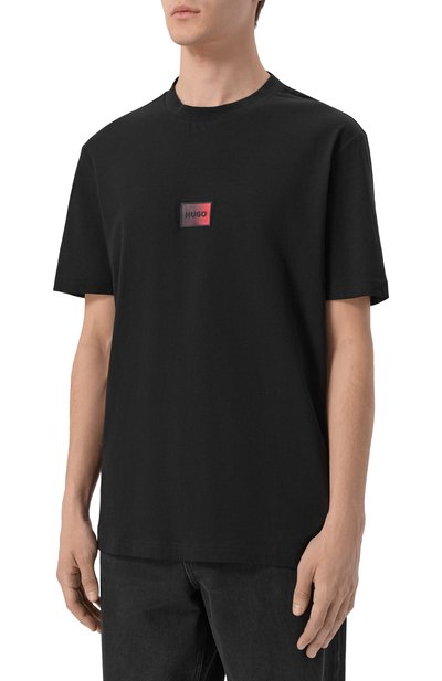 Хлопковая футболка HUGO, арт. 50553124, фото 3