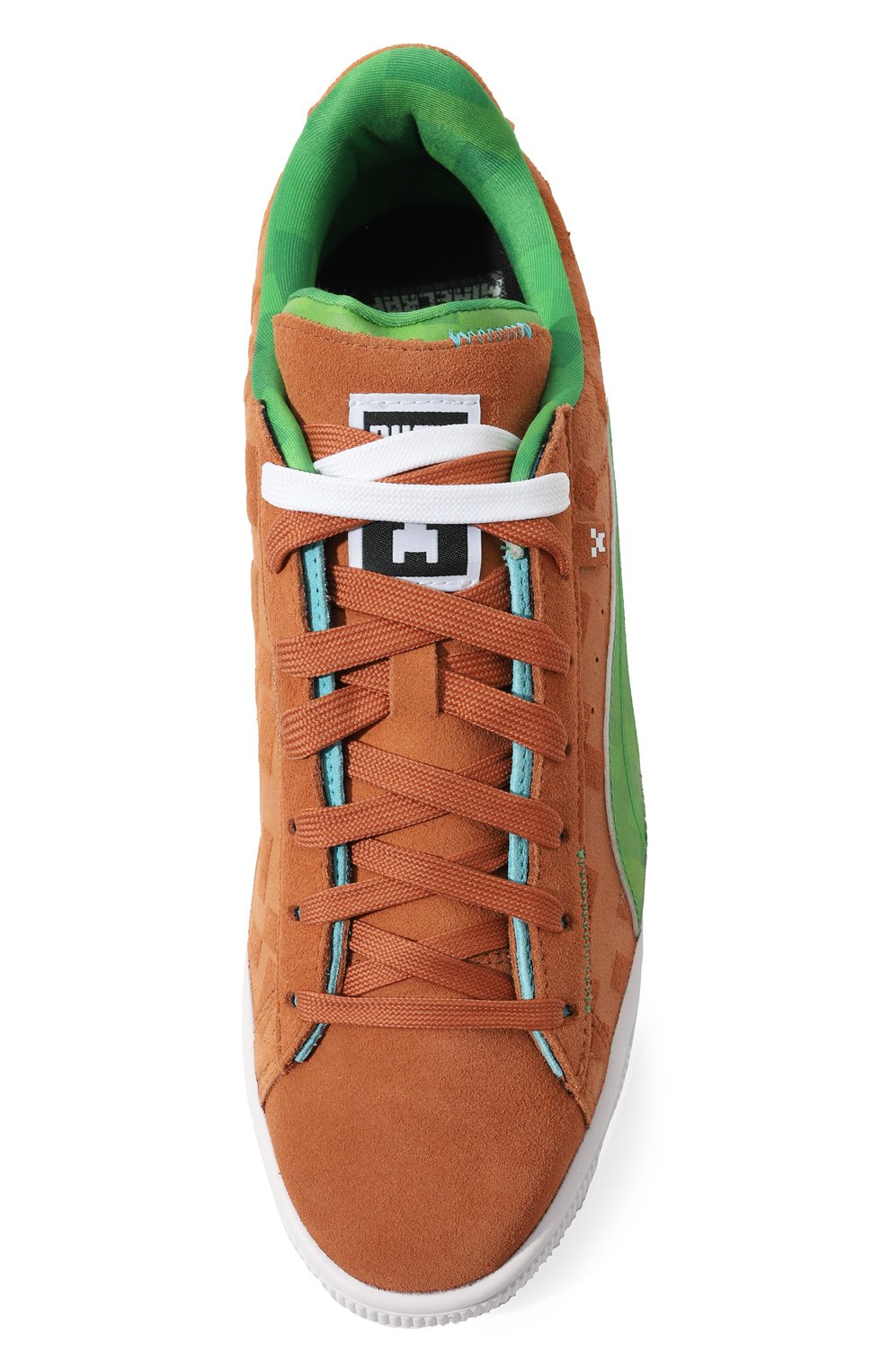 Замшевые кеды puma x minecraft suede PUMA, арт. 38629001, фото 6