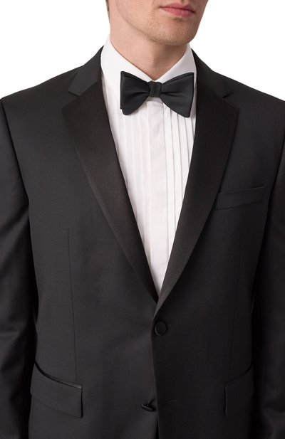 Шерстяной смокинг BOSS черного цвета по цене 82950 руб., арт. 50469191, фото 5 Шерстяной смокинг BOSS, арт. 50469191, фото 5